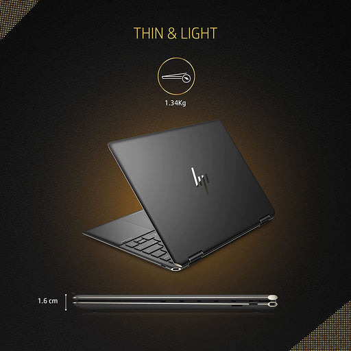 HP Spectre x360 2-In-1 Core i7-1255U Laptop OLED Touch 13-EF0053TU(13.5"/16GB/512GB SSD/Win 11)-Nightfall Black