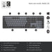 Logitech 920-010761 Mx Mechanical Wireless Illuminated Performance Bluetooth Keyboard