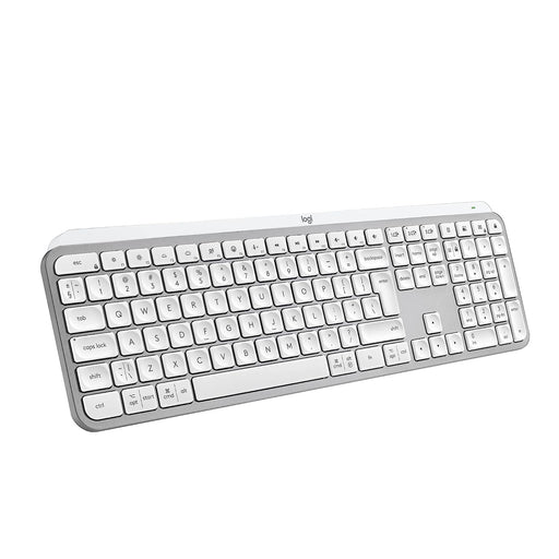 Logitech 920-011563 MX Keys S Wireless Bluetooth Keyboard-White