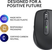 Logitech 910-006932 MX Anywhere 3S Bluetooth Wireless Mouse-Graphite