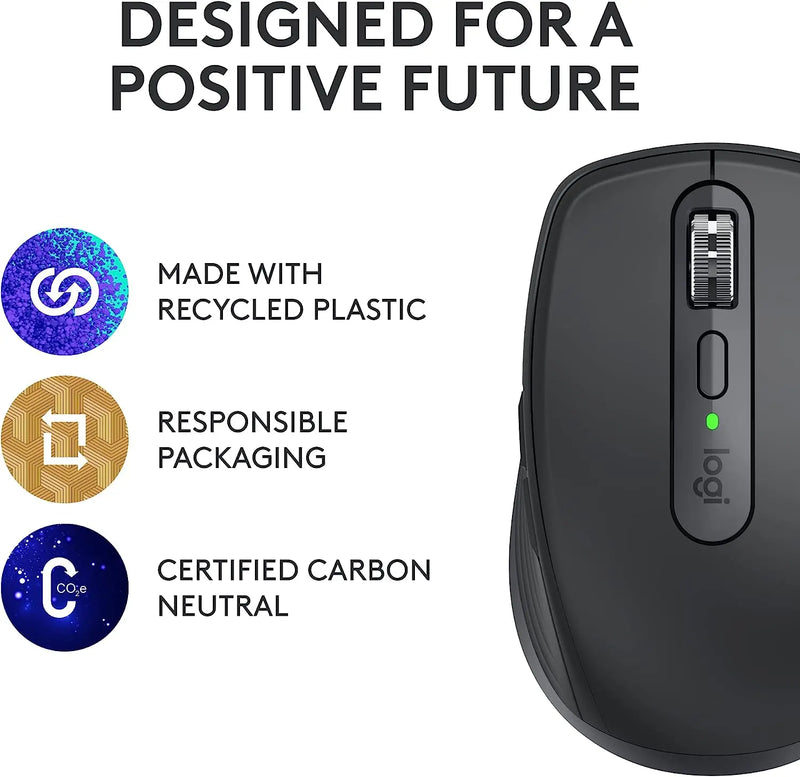 Logitech 910-006932 MX Anywhere 3S Bluetooth Wireless Mouse-Graphite