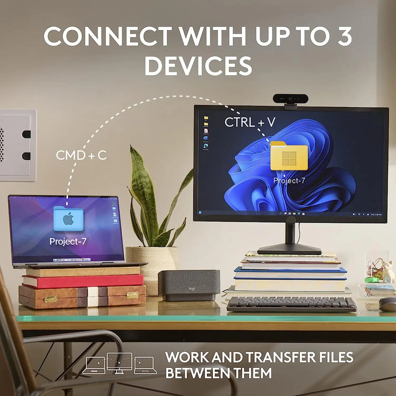 Logitech 910-006933 MX Anywhere 3S Bluetooth Wireless Mouse-Pale Grey