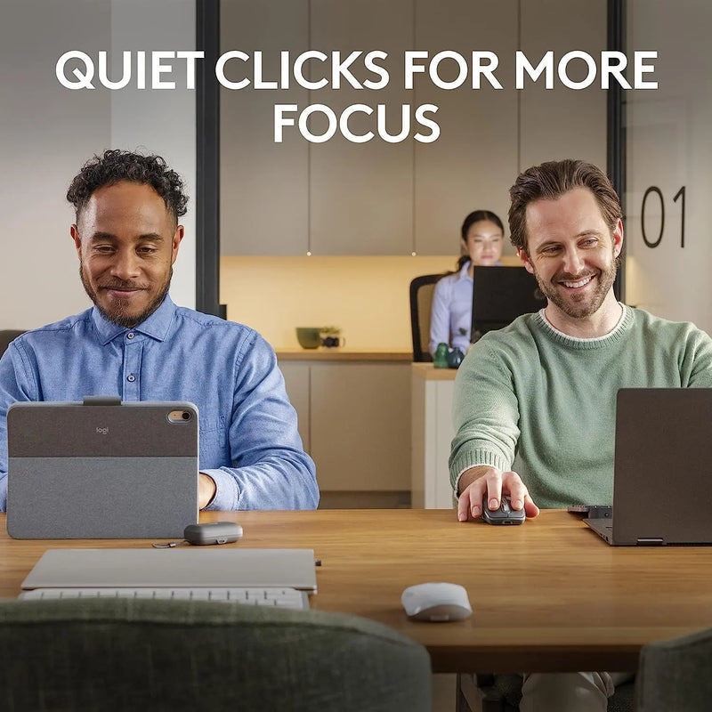 Logitech 910-006933 MX Anywhere 3S Bluetooth Wireless Mouse-Pale Grey