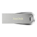 SanDisk Ultra Luxe USB 3.1 Flash Drive 128GB, Upto 150MB/s, All Metal, Metallic Silver