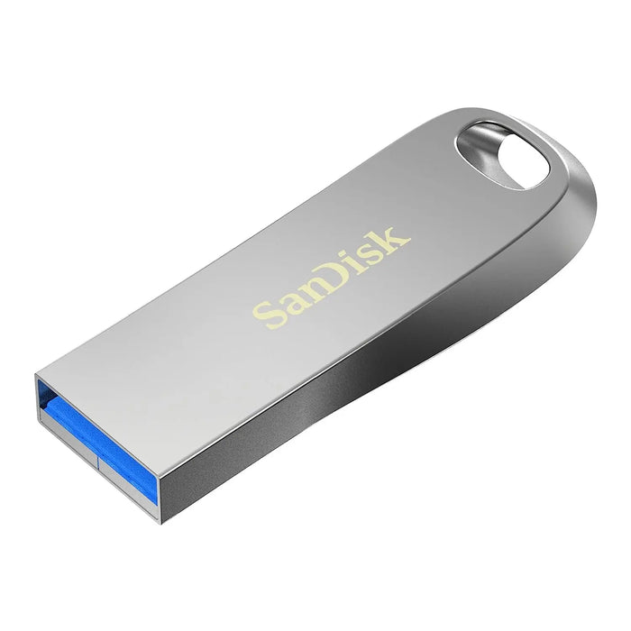 SanDisk Ultra Luxe USB 3.1 Flash Drive 128GB, Upto 150MB/s, All Metal, Metallic Silver