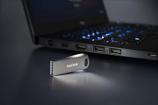 SanDisk Ultra Luxe USB 3.1 Flash Drive 64GB, Upto 150MB/s, All Metal, Metallic Silver(SDCZ74-064G-135)