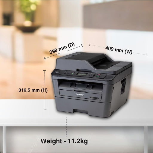 Brother DCP-L2541DW Multi-Function Monochrome Laser Printer With Wi-Fi, Network & Auto Duplex Printing-Black