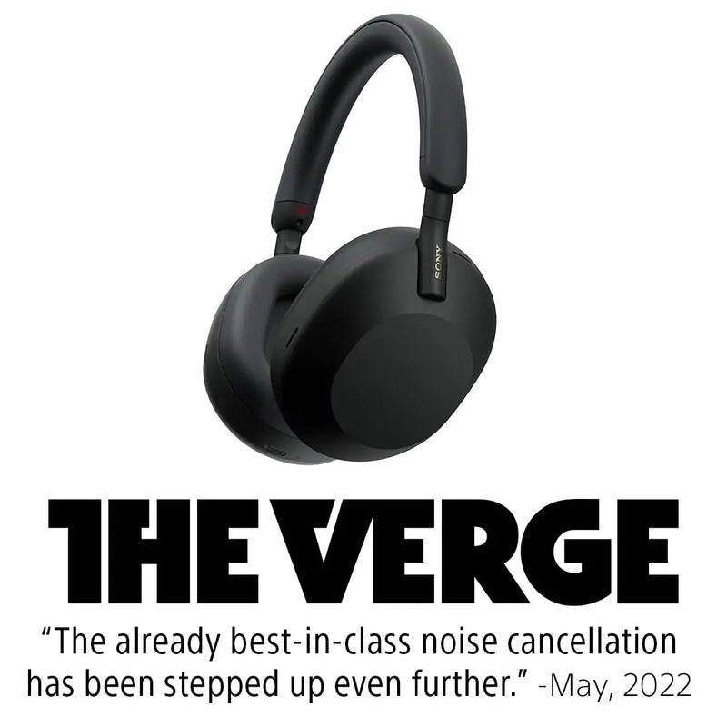Sony ‎WH1000XM5/B Wireless Industry Leading Active Noise Cancelling Headphones With 8Mics(Black)