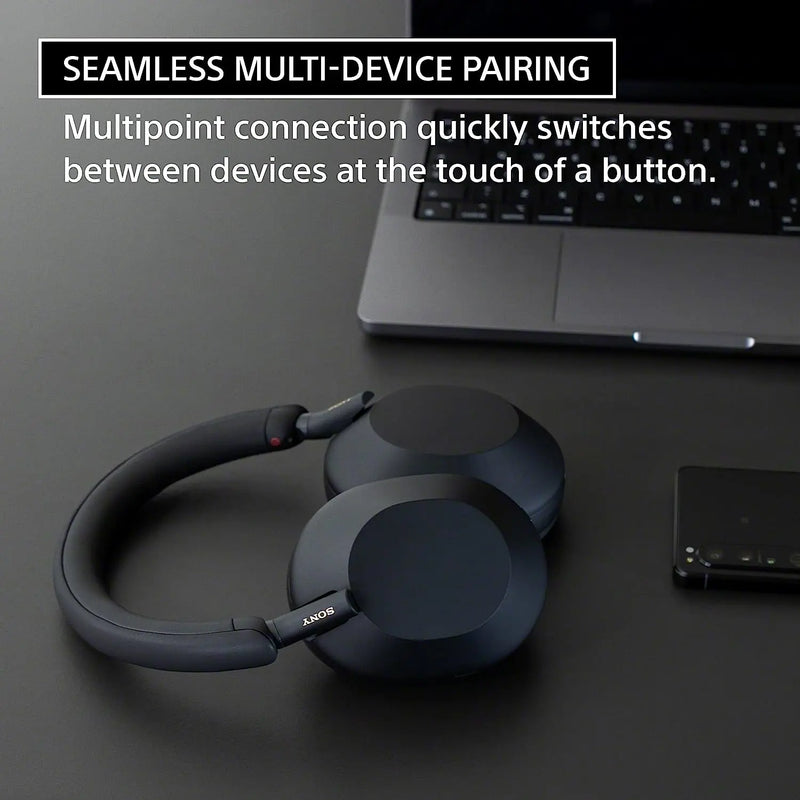 Sony ‎WH1000XM5/B Wireless Industry Leading Active Noise Cancelling Headphones With 8Mics(Black)