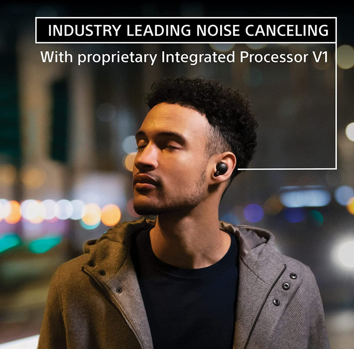 Sony ‎‎WF1000XM4/B Industry Leading ANC Truly Wireless In Ear Earbuds With Mic-Black