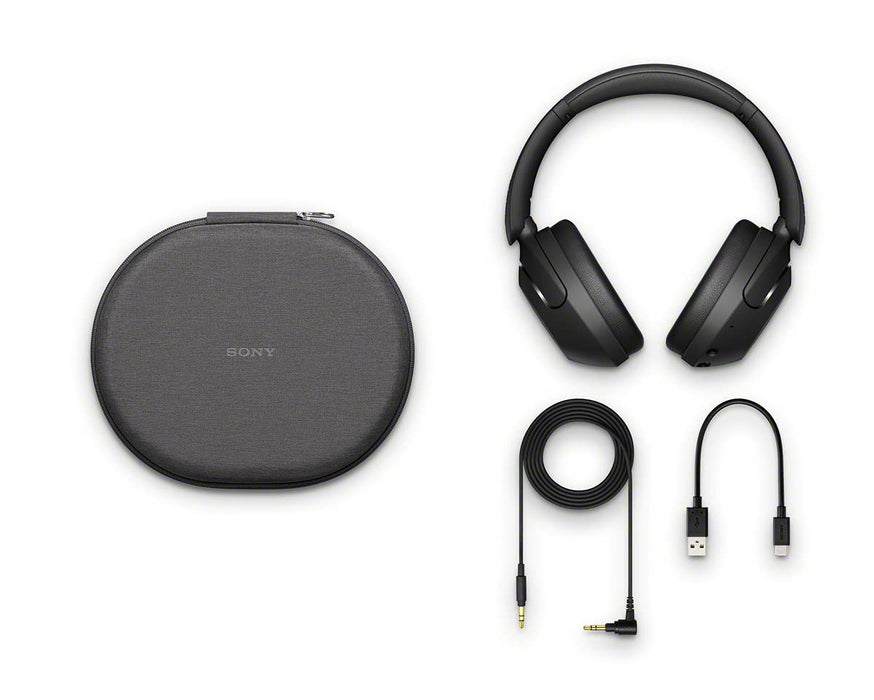 Sony WH-XB910N Extra BASS Noise Cancellation Headphones Wireless Bluetooth Over The Ear Headset with Mic,Black