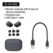 Sony LinkBuds S WFLS900N-WHT Truly Wireless Noise Cancellation Earbuds Hi-Res Audio & 360 Reality Audio -White