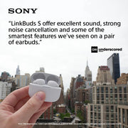 Sony LinkBuds S WF-LS900N/BLK Truly Wireless Noise Cancellation Earbuds Hi-Res Audio & 360 Reality Audio -Black