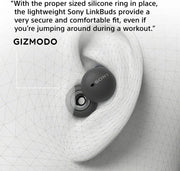 Sony LinkBuds WF-L900 Truly Wireless Bluetooth In Ear Earbuds 17.5 Hrs Battery Alexa Built-in - Grey