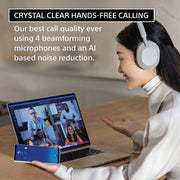 Sony WH-1000XM5 Wireless Industry Leading Active Noise Cancelling Headphones Built-In Alexa- Silver