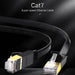 UGREEN 11267 Cat 7 U/FTP Flat Design 10Gbps Shielded Lan Cable 20M (Black)