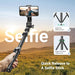 UGREEN 15609 67-Inch Selfie Stick Tripod With Bluetooth Remote