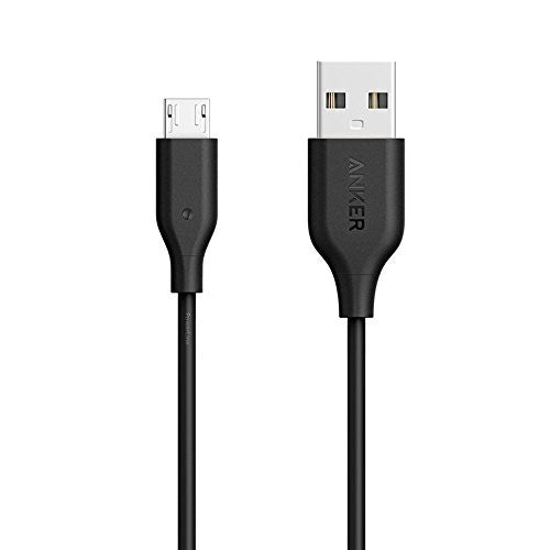 Anker PowerLine 3ft Micro USB Durable Charging Cable, with 5000+ Bend Lifespan(3ft,Black)