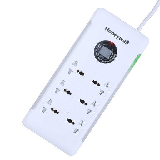 HONEYWELL HC000007 Platinum 1.5M 6 Out Surge Protector With Master Switch-White