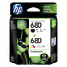 HP X4E78AA 680 Combo-Pack Black & Tri-Color Ink Cartridges