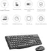 HP CS10 Wireless Multi-Device Keyboard and Mouse Combo (Black)