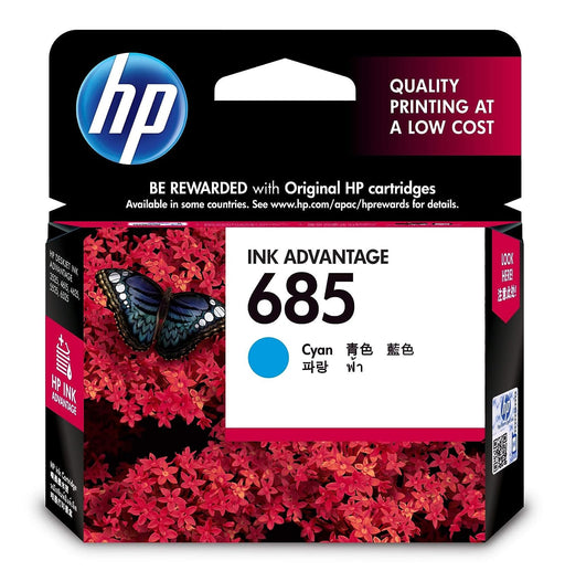 HP 685 Ink Cartridge - Cyan
