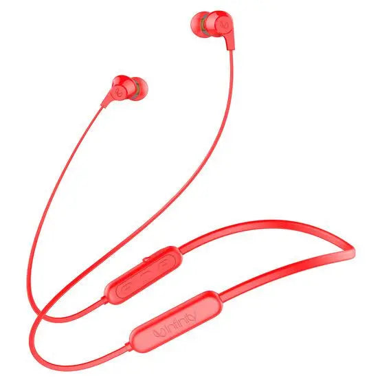 Infinity TRANZ N300 Bluetooth Headset (Red, In the Ear)
