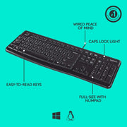 Logitech K120 Wired USB Keyboard