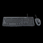 Logitech MK200 Media Wired Keyboard and Mouse Combo (Black)
