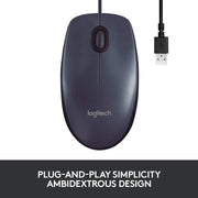 Logitech Wired Mouse M100r