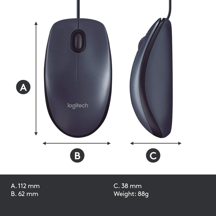 Logitech Wired Mouse M100r