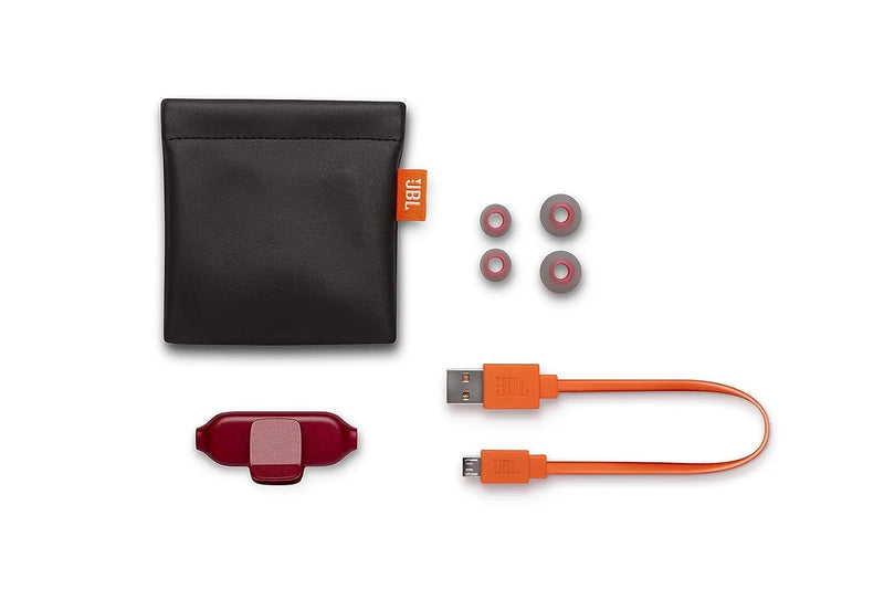 JBL E25BT WIRELESS IN-EAR HEADPHONES - RED