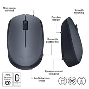 Logitech M170 Wireless Optical Mouse