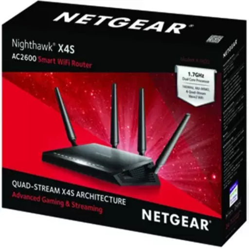 Netgear r7800-100ins 2530 Mbps Router  (Black, Single Band)