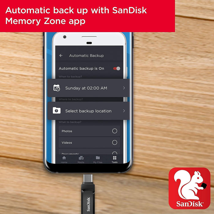 SanDisk 256GB Ultra Dual Flash Drive, Type C USB 3.1" High-Speed Performance USB 3.1