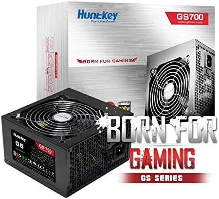 Huntkey GS700 Prime 80 Plus + Bronze Certified 600W APFC ATX12V V2.3 PSU Power Supply (Black)