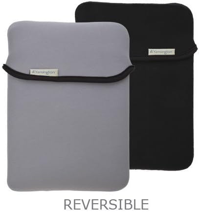 Kensington Reversible Sleeve For Netbooks, Fits 7 To 9-Inch Netbooks (Black/Gray)