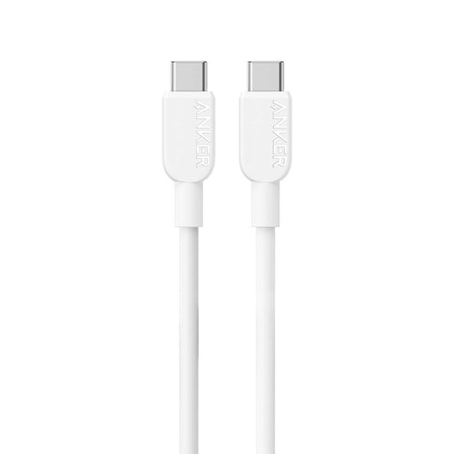 Anker Cable 310 USB-C To USB-C Cable (PVC/3 ft) - White/A81E1021