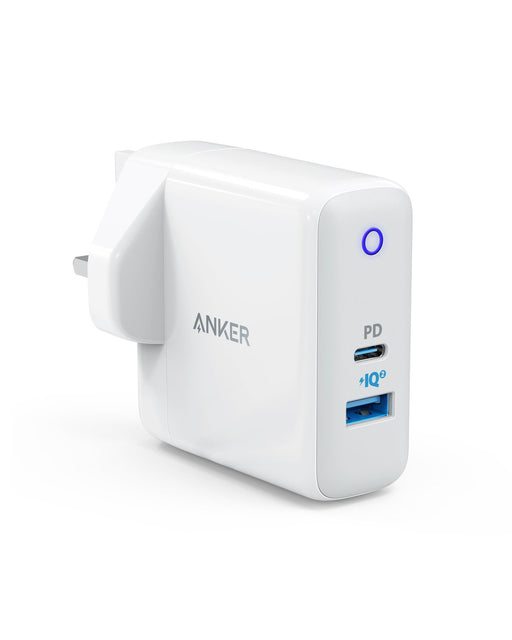 Anker PowerPort PD+ 2 (35W) Dual Port Wall Charger, White/A2636G21
