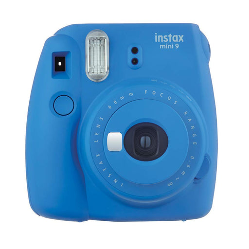 Fujifilm Instax Mini 9 Bundle Pack With 40 Shots, Fridge Magnets, Bunting (Cobalt Blue)