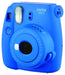 Fujifilm Instax Mini 9 Bundle Pack With 40 Shots, Fridge Magnets, Bunting (Cobalt Blue)