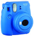 Fujifilm Instax Mini 9 Bundle Pack With 40 Shots, Fridge Magnets, Bunting (Cobalt Blue)