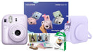 Fujifilm Instax Mini 12 Instant Camera Delight Box With 10 Shots, Mini 12 Cover, Bunting Set- Lilac Purple