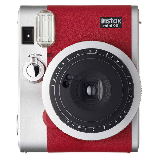 Fujifilm Instax Mini 90 Plus Camera With 10 Shots,Bunting Set (Red)