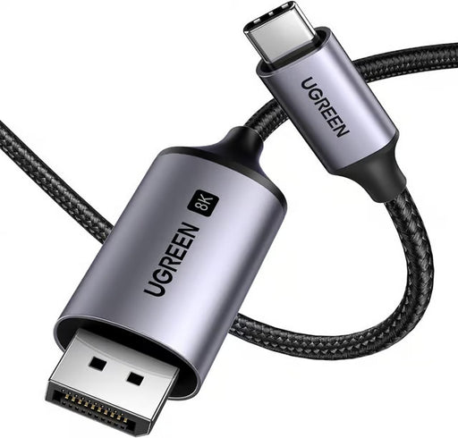 UGREEN 2m 8K@60Hz USB C to DisplayPort 1.4 Cable With 4K@240Hz, 2K@240Hz, Thunderbolt to DP (25158)