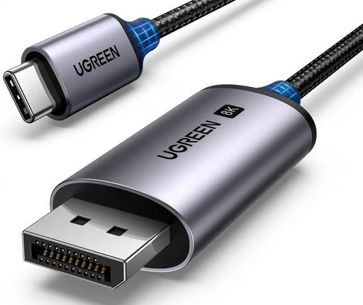 UGREEN 2m 8K@60Hz USB C to DisplayPort 1.4 Cable With 4K@240Hz, 2K@240Hz, Thunderbolt to DP (25158)